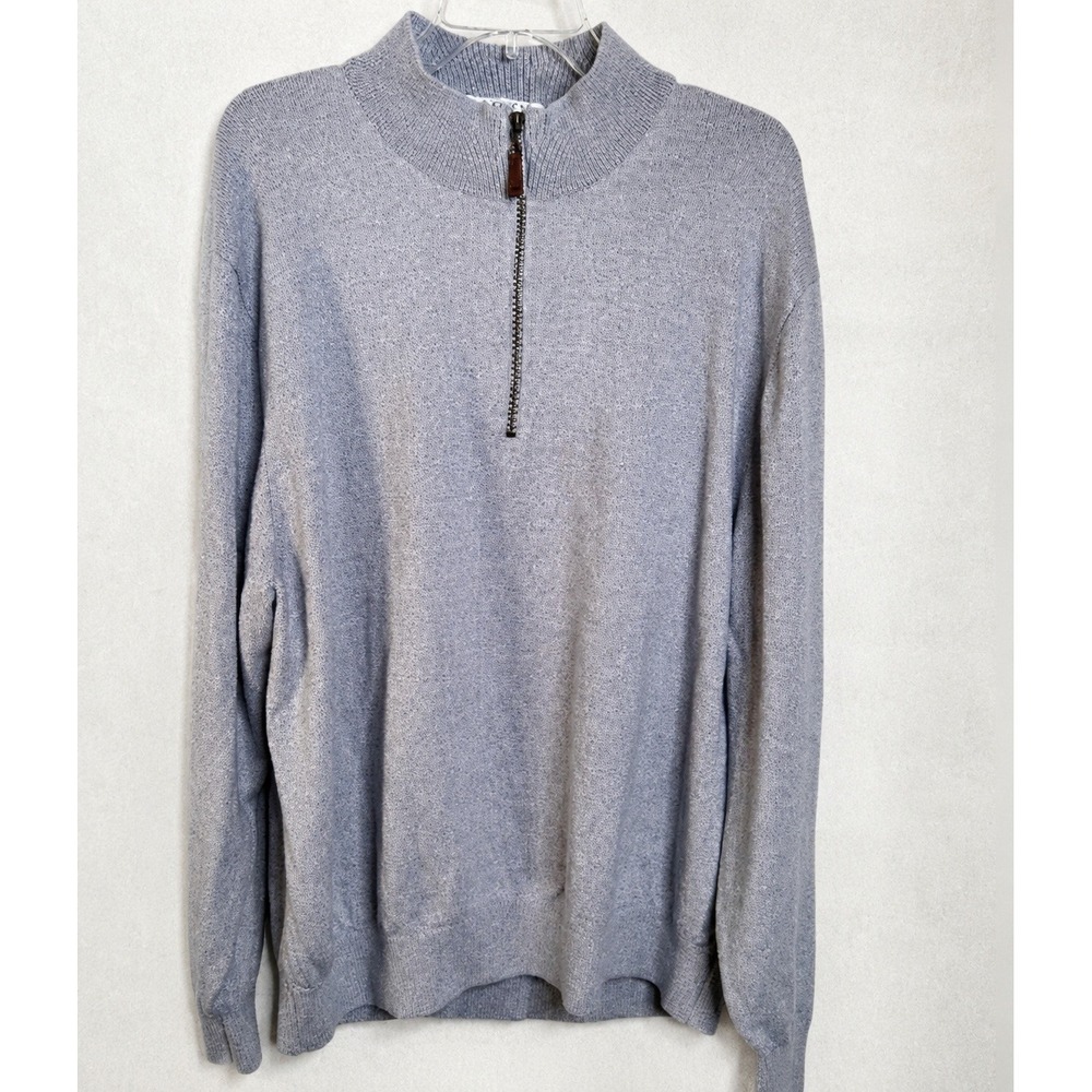 Martin Men's XXL Merino Wool Cotton Blend 1/4 Zip Pullover‎ Academia Gorpcore